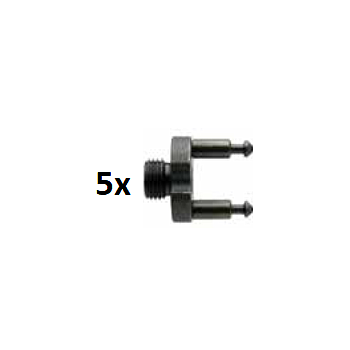 5 CONNECTEURS QUICK LOCK DOUBLE FILETAGE POUR CLOCHE 14 à 210 mm - 